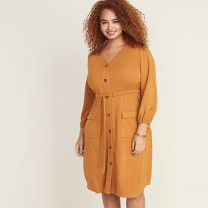 Old Navy Ponte Utility Knit Dress